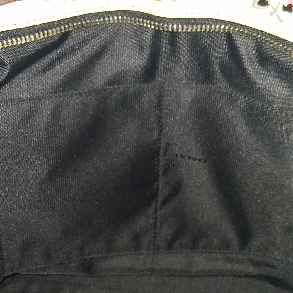 Coach Taxi Crossgrain Leather Tote Bramble Rose White Pink Floral Bag - Picture 16 of 16